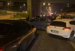 Şile Otoyolu'nda zincirleme kaza: 2 yaralı