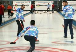 Erzurum'da curling heyecanı