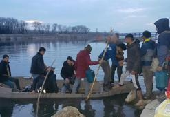 Meriç Nehri’nden Yunanistan'a geçen göçmenlerin kayık kavgası