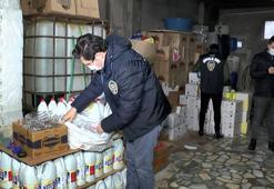 İstanbul'da sahte kolonya ve deterjan operasyonu