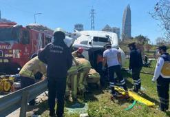 Ataşehir'de beton mikseri kazası: Vatandaşların yayın merakı