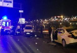 TEM bağlantı yolunda kaza, 2'si ağır 5 yaralı