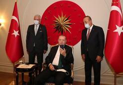 Cumhurbaşkanı Erdoğan, BM Daimi Temsilcisi Sinirlioğlu ile görüştü