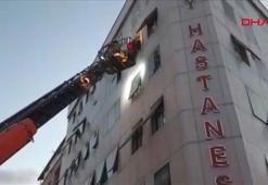 Esenler'de hastane yangını