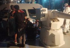 Datça'da açıklarında batan tekneden göçmenler kurtarıldı