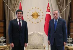 Cumhurbaşkanı Erdoğan, IKBY Başkanı Barzani'yi kabul etti