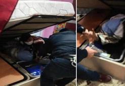 50 şüphelinin gözaltına alındığı 'Çelik Kafes' operasyonunda bazada yakalandı