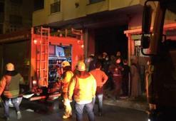 Arnavutköy'de tamirhanede yangın paniği