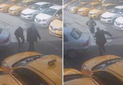 İstanbul'da bankadan çıkanlara kapkaç yapan şüpheliler kamerada