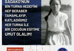 Turna kuşları çocukların eğitimi için kanatlanıyor