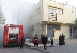 Ümraniye'de mobilya atölyesinde yangın