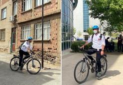 Yol verin bisikletli doktor geliyor