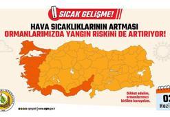 Orman yangınlarında Ege ve Akdeniz için kırmızı alarm
