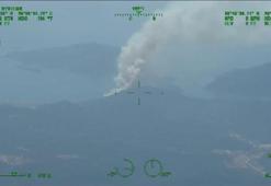 Forest fire in Marmaris detected by UAVs