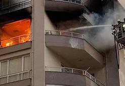 Niğde'de apartman yangını; 10 kişi dumandan etkilendi