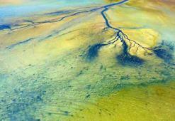The vital veins of the dried Duden Lake appeared