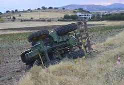 Devrilen traktördeki kuzenlerden biri öldü, diğeri yaralandı