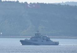 Romanian patrol ship and Russian warship passed through Canakkale Strait to Aegean