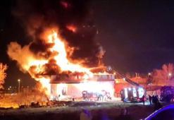 Arnavutköy'de fabrika yangını