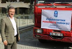 Eyüpsultan’dan Manavgat’a yardım eli