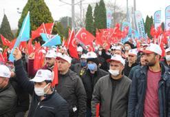 İzmit’te metal işçilerinden 'toplu sözleşme' mitingi