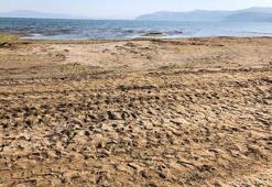 Eğirdir Gölü'nde çekilme 50 metreyi aştı