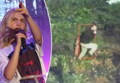 Aleyna Tilki'nin yaşadığı siteye giren saplantılı hayran kamerada