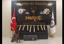 'Magnum' ile aramada otomobile gizlenen 15 kilo eroin bulundu