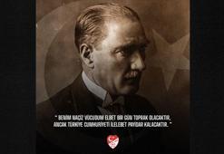 Spor camiasından '10 Kasım' mesajları