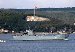 Russian warship Orsk passed through the Dardanelles