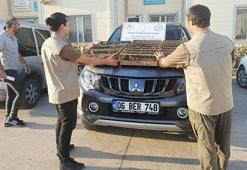 Sınır kapısında Suriye'ye götürülmek istenen 222 saka kuşu ele geçirildi