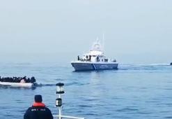 Yunanistan'dan Türk kara sularına itilen 32 düzensiz göçmen kurtarıldı