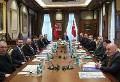 Cumhurbaşkanı Erdoğan, Bakan Bilgin ve Memur-Sen Başkanı Yalçın’ı kabul etti