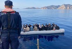 Bodrum'da açıklarında 25 kaçak göçmen kurtarıldı