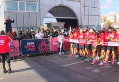 Galata Köprüsü'nde Cumhuriyet Koşusu