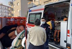 Evini ateşe verip, kendini yakmak istedi