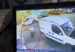 Ankara'da iş yerine pompalı saldırı kamerada