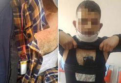 Daha önce 5'er kez girdikleri ehliyet sınavında, kopya düzeneği ile yakalandılar