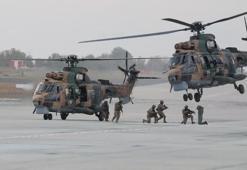 ATAK ve Cougar As-532 helikopterlerinden nefes kesen tahliye tatbikatı