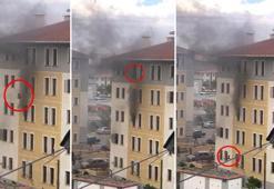 Yangında 5'inci kattan atlayan kadının eşi: Herkesten dua bekliyoruz