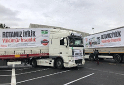 Bahçelievler'den Suriye'ye yardım tırı gönderildi