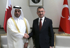 Cumhurbaşkanı Yardımcısı Oktay, Katar Başbakanı Al Sani ile görüştü