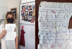 Depremde kaybettiği annesine 10 yıl önce yazdığı mektup, enkazdan çıktı