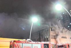 Sultangazi'de iplik fabrikasında yangın