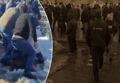 Boşanma aşamasındaki eşini bıçaklayan kocaya linç girişimi kamerada