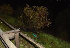 Yol kenarına bırakılıp ateşe verilen valizden yanmış ceset çıktı