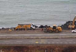 Rize Şehir Hastanesi için deniz dolduruluyor