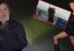 Kadıköy'de ünlü model taksi ile denize uçtu