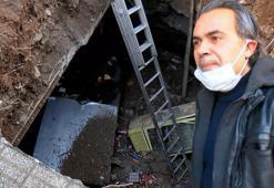 Kadıköy'deki çökmede çukura düşen iş yeri sahibi: Telefonla konuşuyordum, dolapla birlikte düştüm