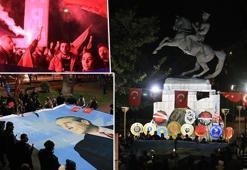 Atatürk Parkı'ndaki Onur Anıtı'nda nöbet sürüyor